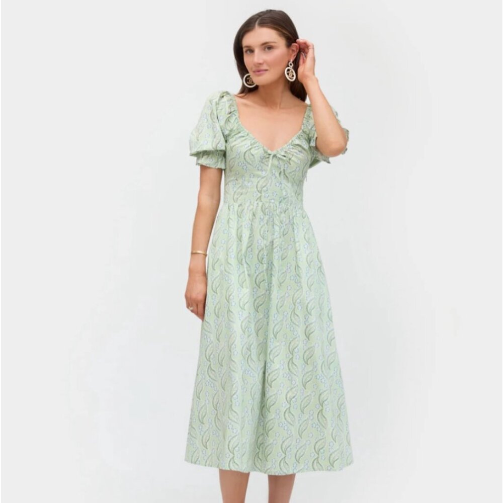 Hill House Home Ophelia Dress - Eucalyptus Floral